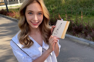 The tourist was very hungry and I fed her creampie - [Loly Nebel]