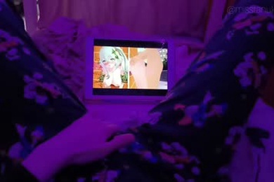 根据他们通过触摸我的阴户让我射精的速度对动漫进行评级-POV