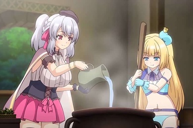 中文字幕魔人錬精術士コレットのHな搾精物語第一話コレットのアトリエ開業爆乳勇者シルヴィ