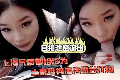 自拍泄密流出上海气.质御.姐沦为.土豪母狗.酒店露台.打炮